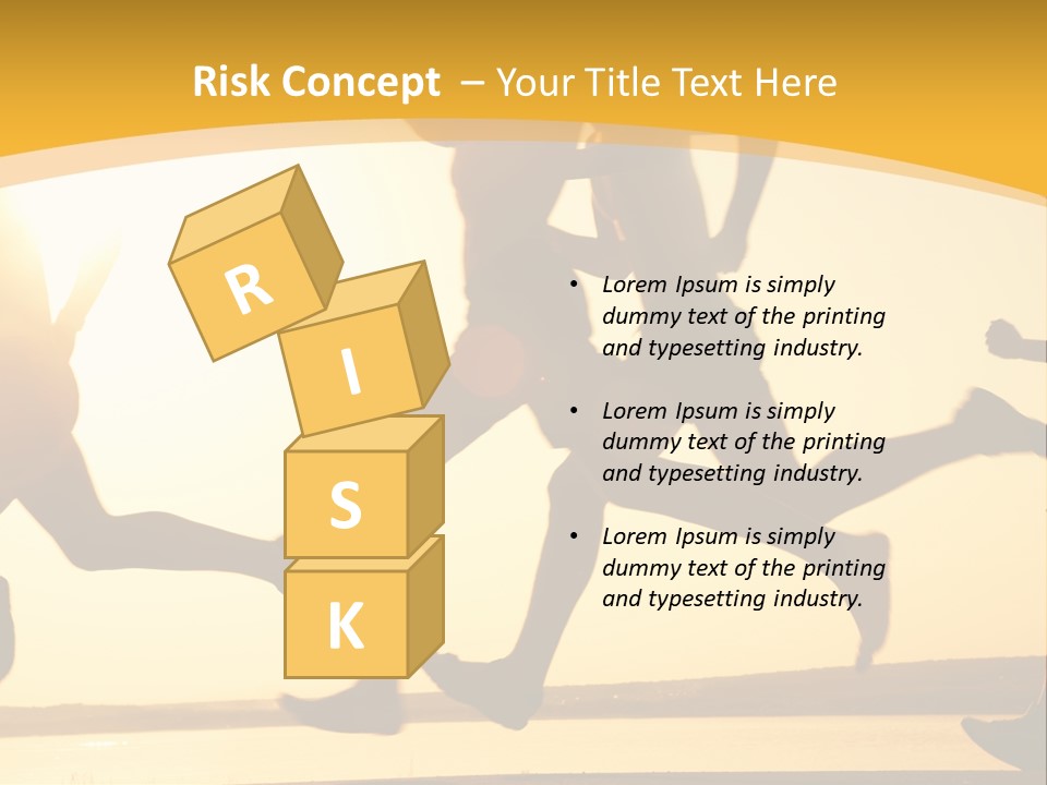 Running Sky Relations PowerPoint Template