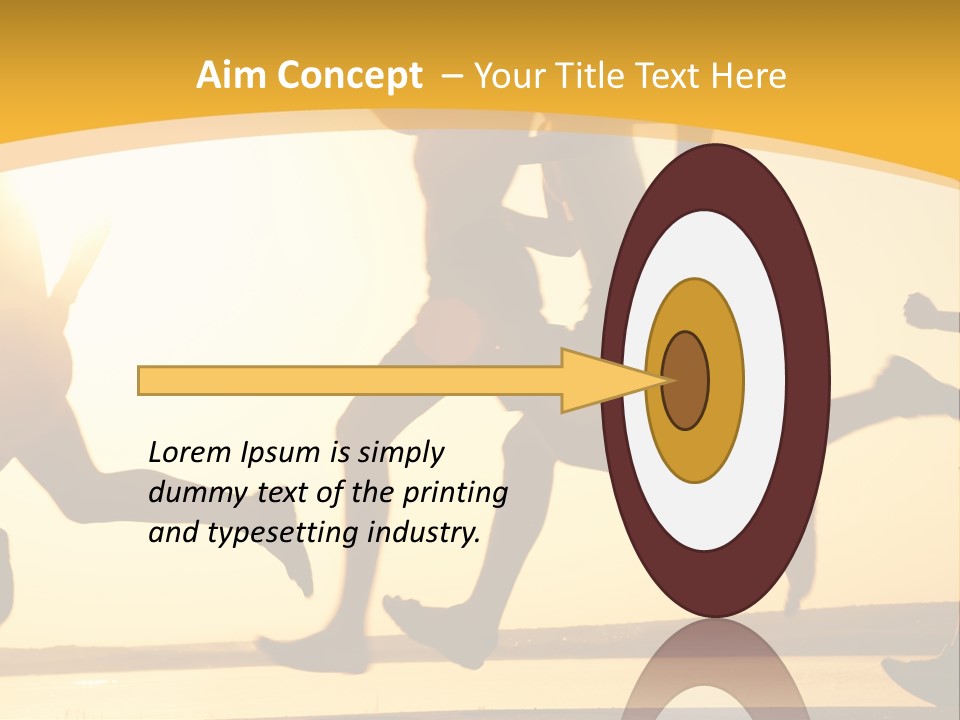 Running Sky Relations PowerPoint Template