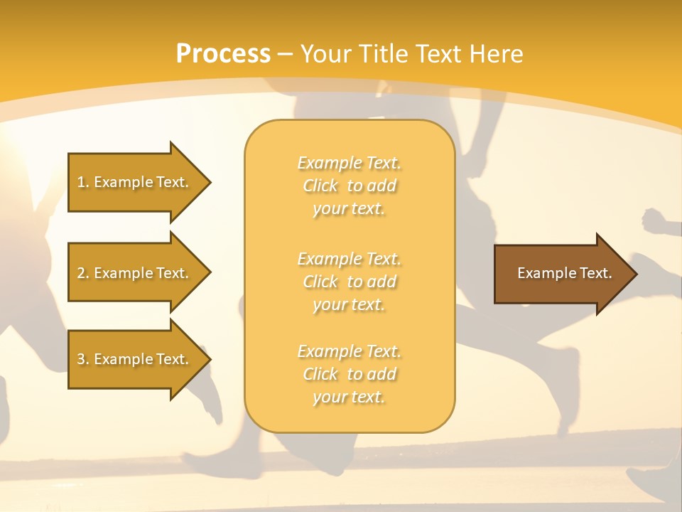 Running Sky Relations PowerPoint Template