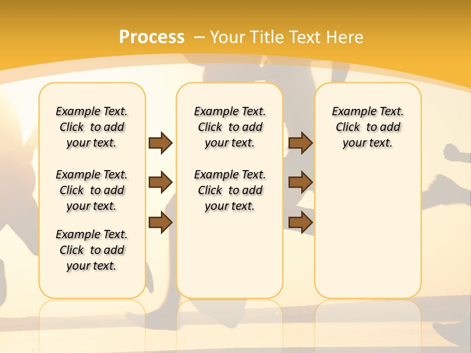 Running Sky Relations PowerPoint Template