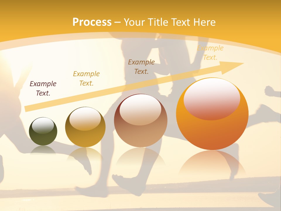 Running Sky Relations PowerPoint Template
