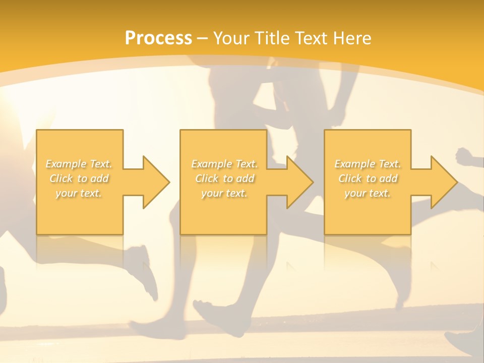 Running Sky Relations PowerPoint Template