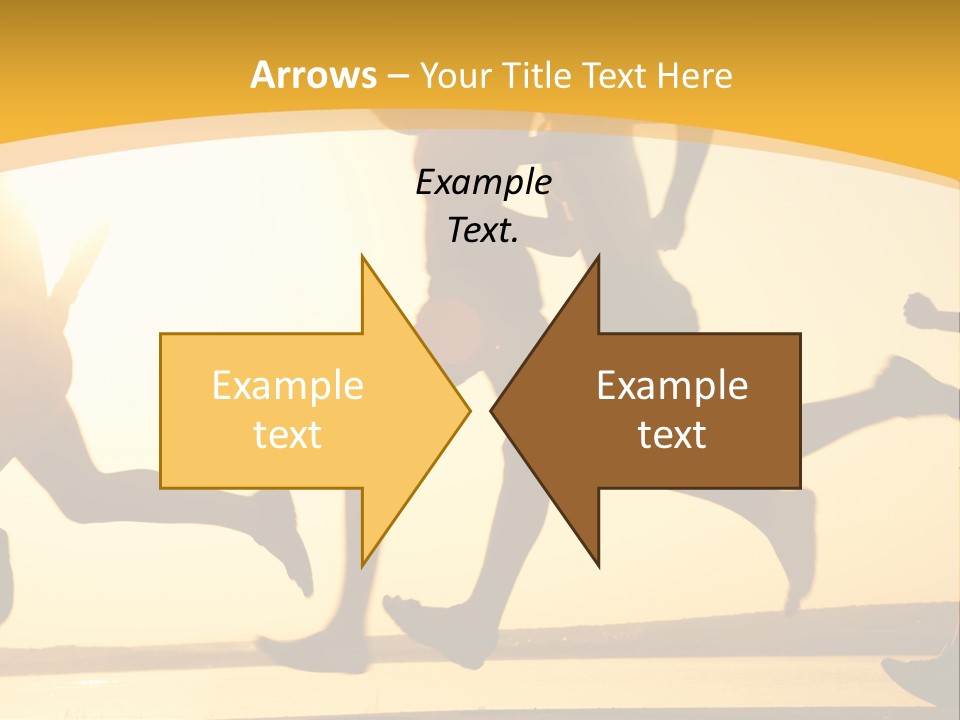 Running Sky Relations PowerPoint Template
