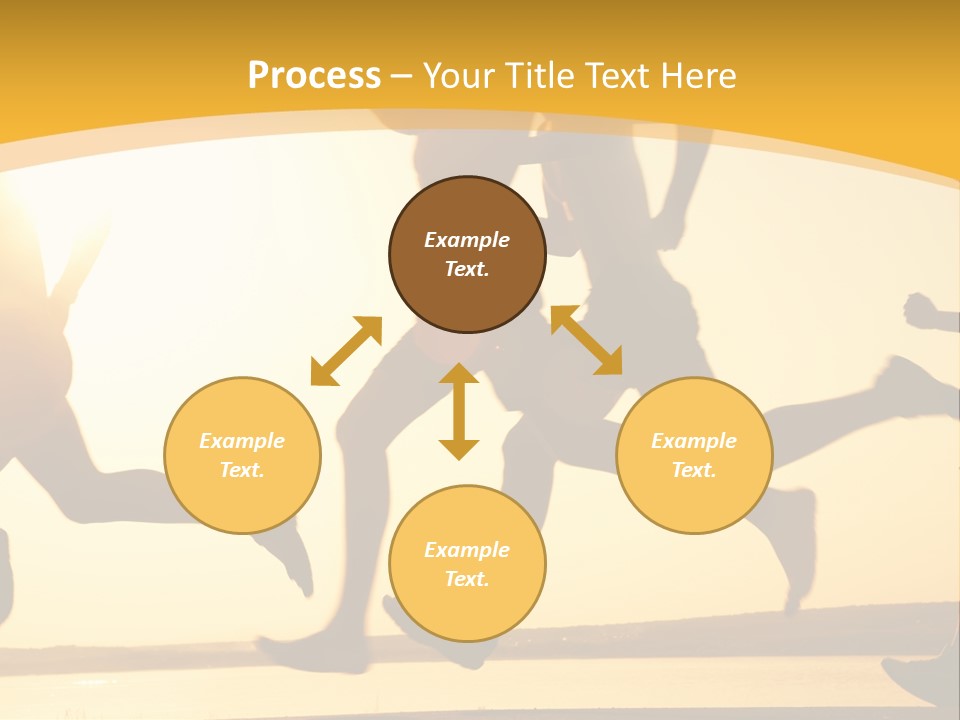 Running Sky Relations PowerPoint Template