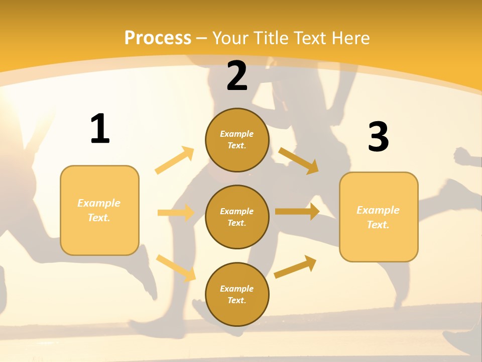 Running Sky Relations PowerPoint Template