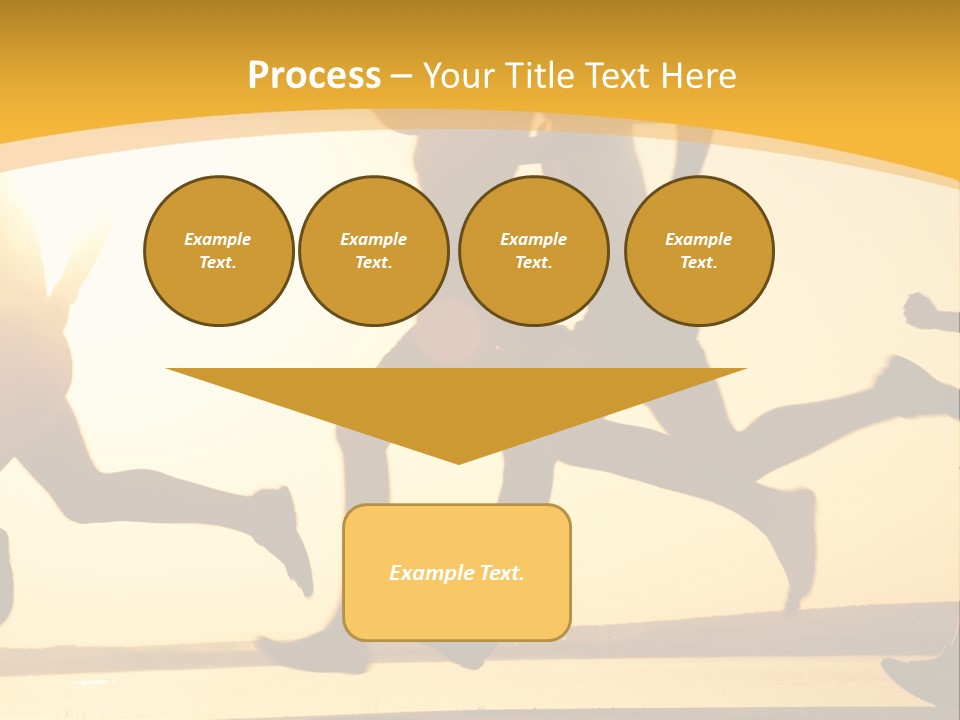 Running Sky Relations PowerPoint Template