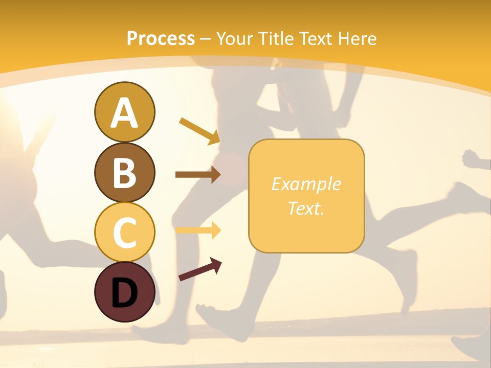 Running Sky Relations PowerPoint Template