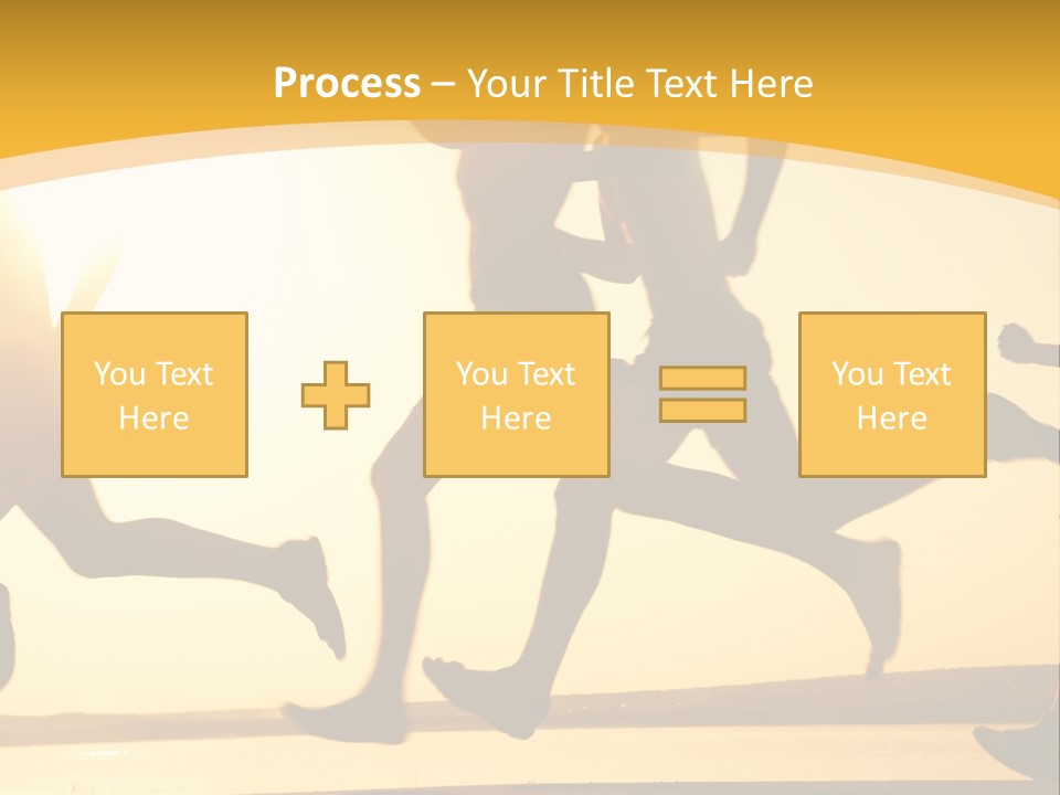 Running Sky Relations PowerPoint Template