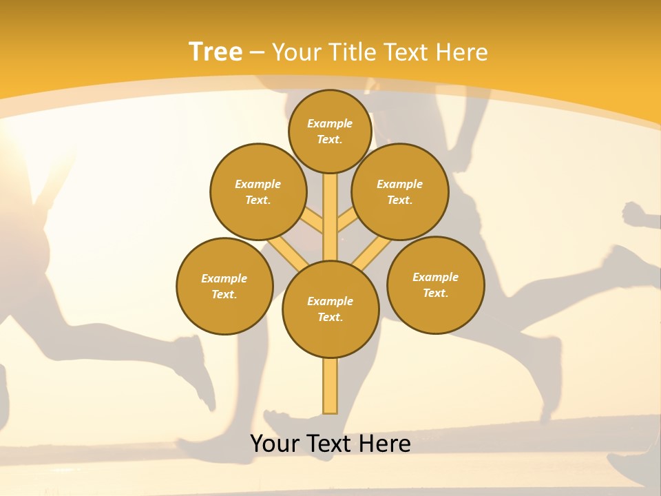 Running Sky Relations PowerPoint Template