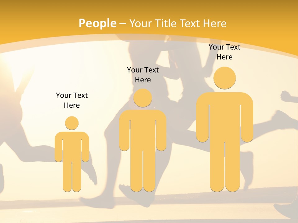Running Sky Relations PowerPoint Template