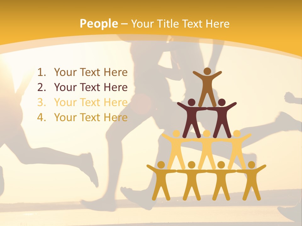 Running Sky Relations PowerPoint Template