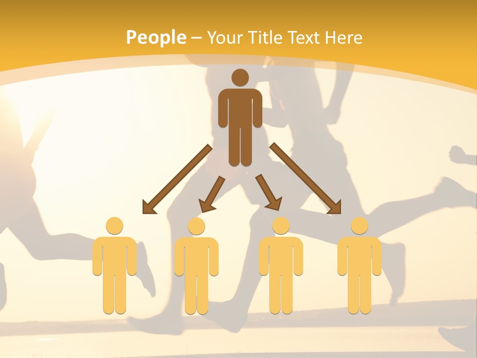 Running Sky Relations PowerPoint Template