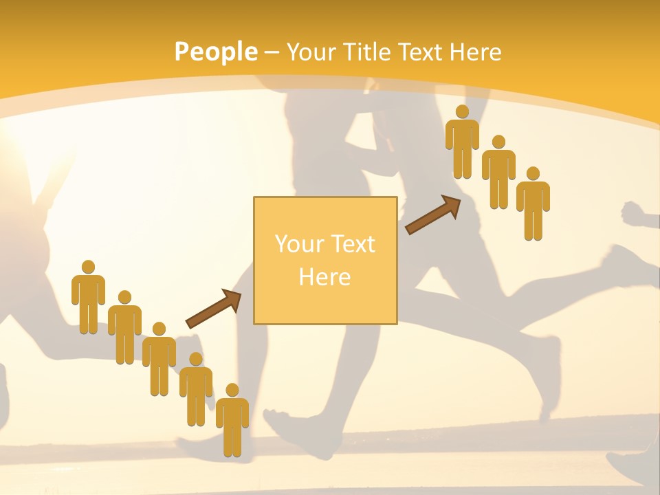 Running Sky Relations PowerPoint Template