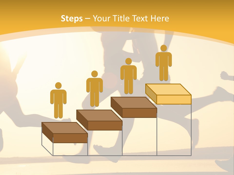 Running Sky Relations PowerPoint Template