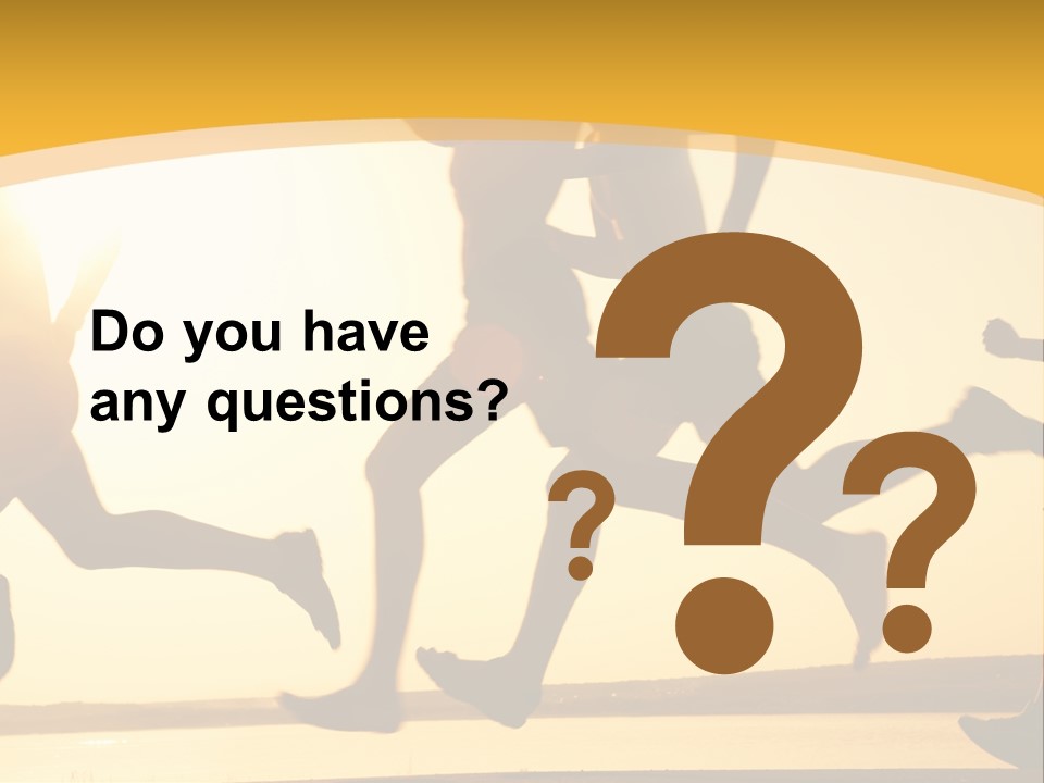 Running Sky Relations PowerPoint Template