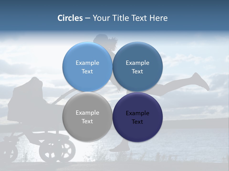 Figure Girl Family PowerPoint Template