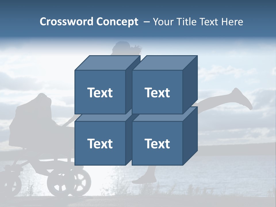 Figure Girl Family PowerPoint Template