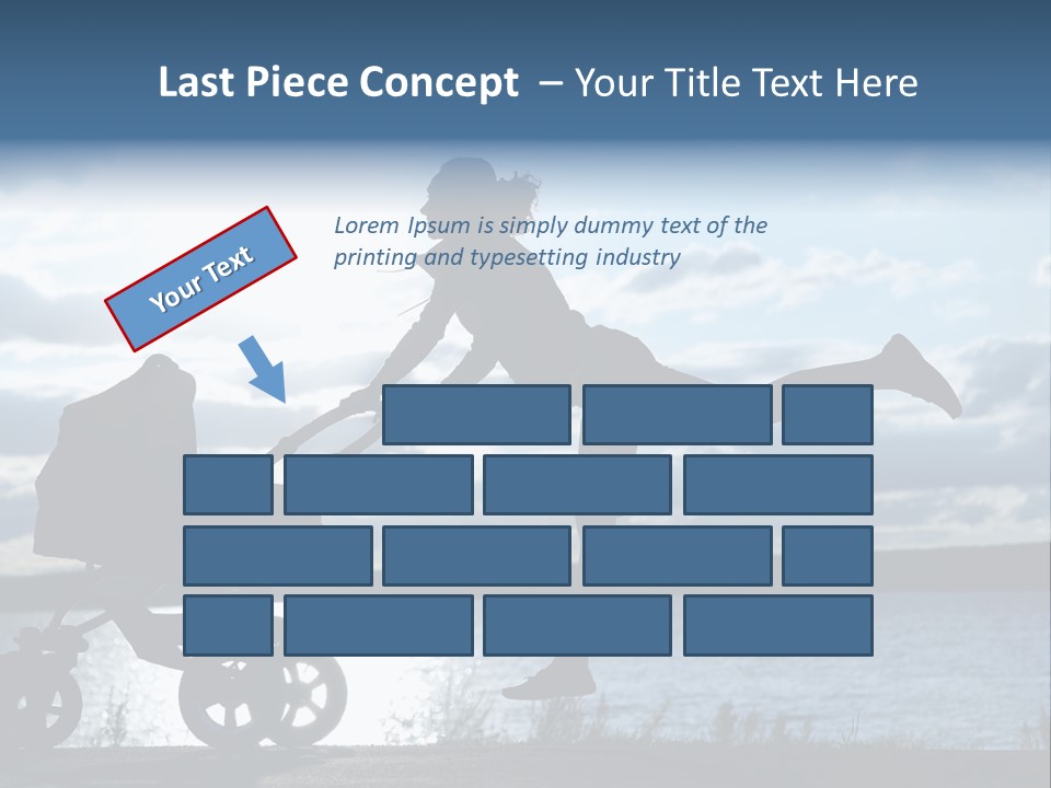 Figure Girl Family PowerPoint Template