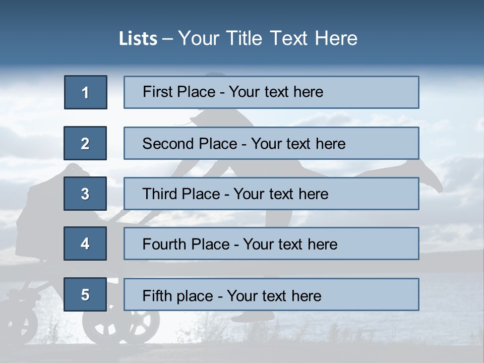 Figure Girl Family PowerPoint Template