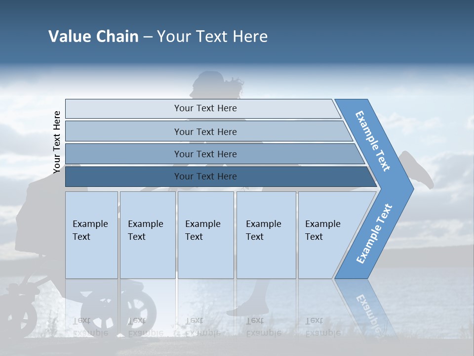 Figure Girl Family PowerPoint Template