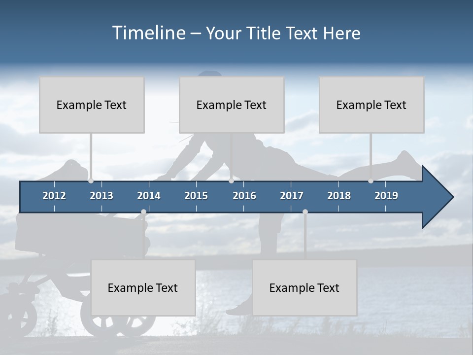 Figure Girl Family PowerPoint Template