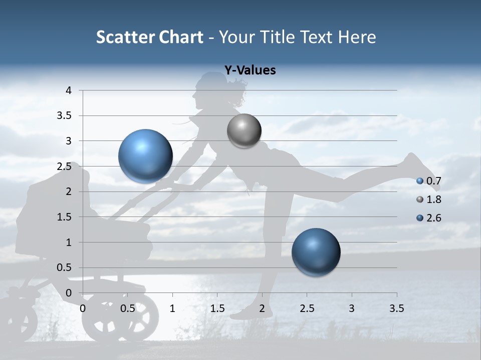 Figure Girl Family PowerPoint Template