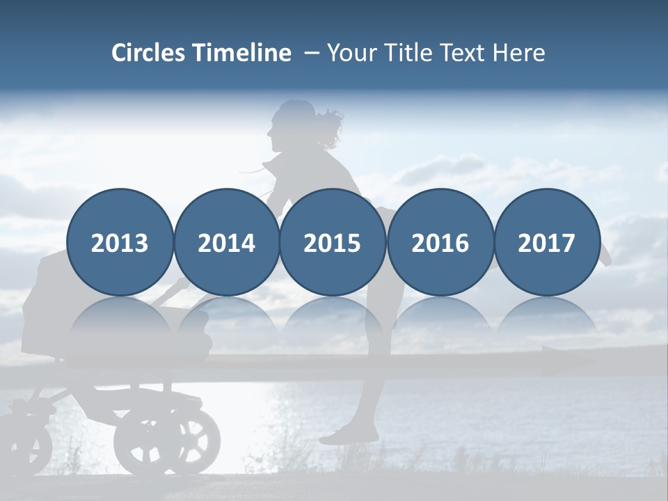 Figure Girl Family PowerPoint Template