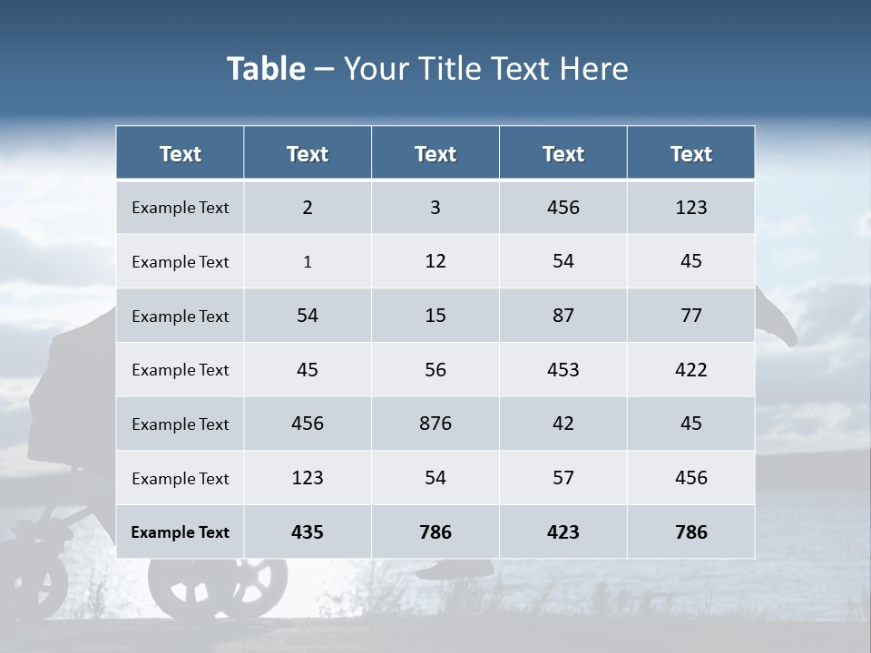 Figure Girl Family PowerPoint Template