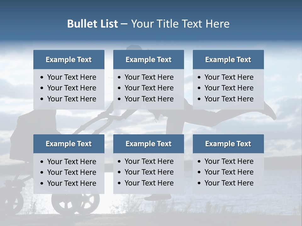 Figure Girl Family PowerPoint Template