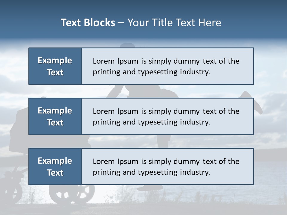 Figure Girl Family PowerPoint Template