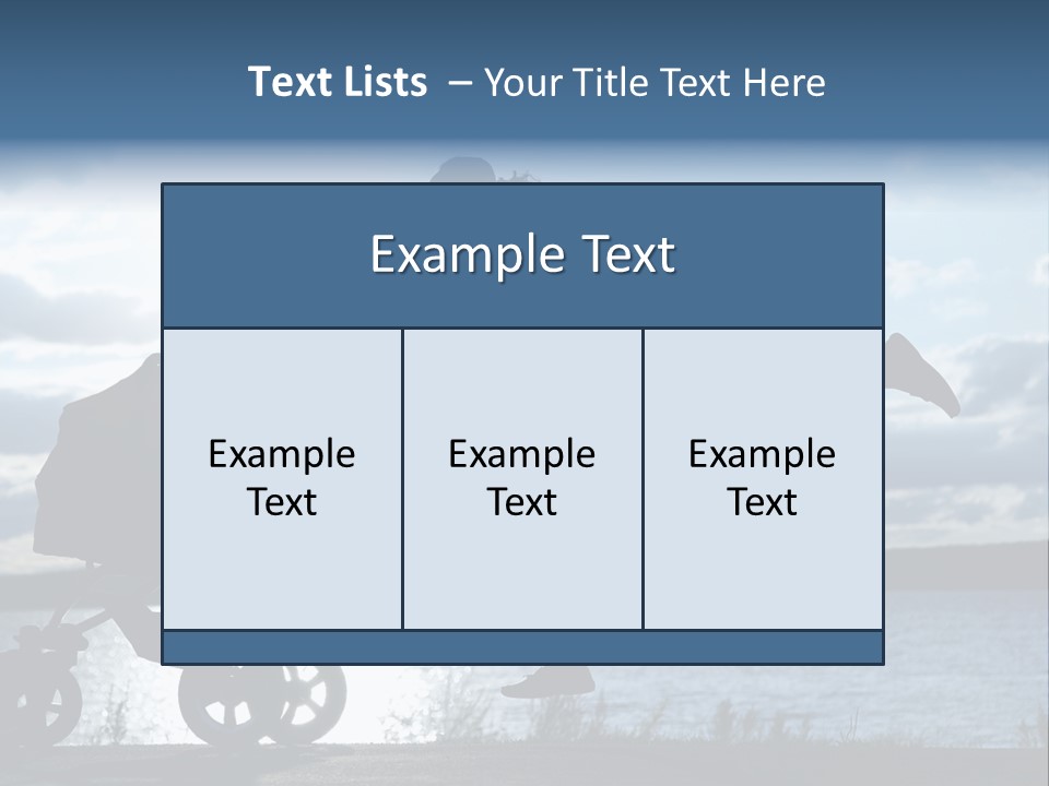 Figure Girl Family PowerPoint Template