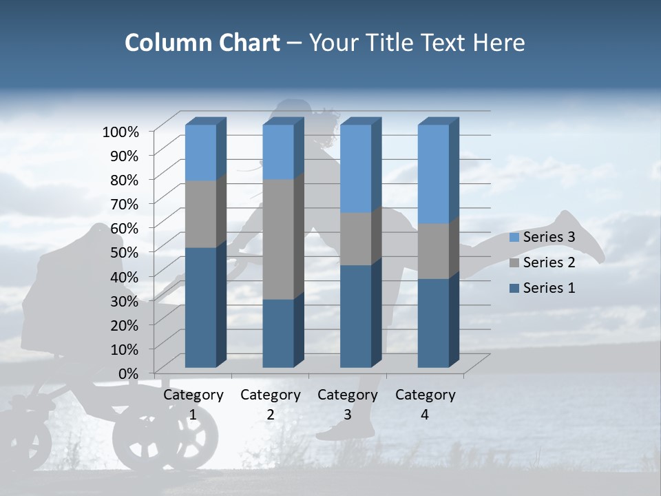 Figure Girl Family PowerPoint Template