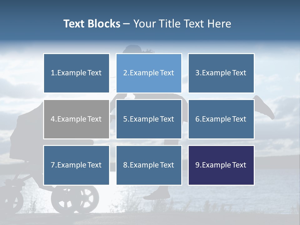 Figure Girl Family PowerPoint Template