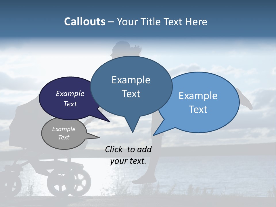 Figure Girl Family PowerPoint Template