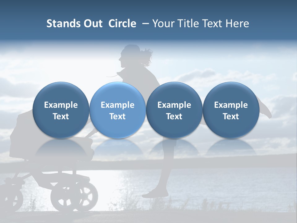 Figure Girl Family PowerPoint Template