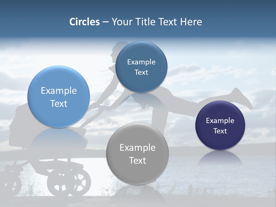 Figure Girl Family PowerPoint Template