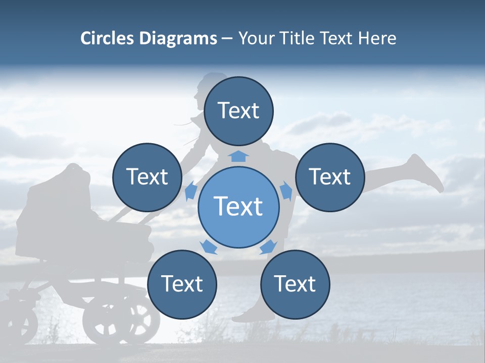 Figure Girl Family PowerPoint Template