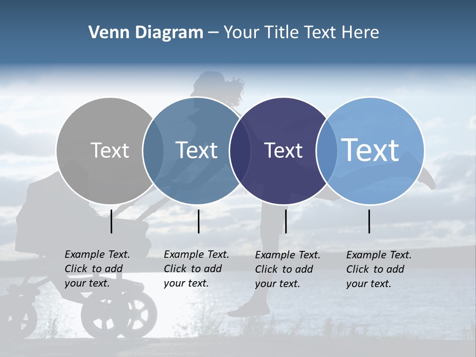 Figure Girl Family PowerPoint Template