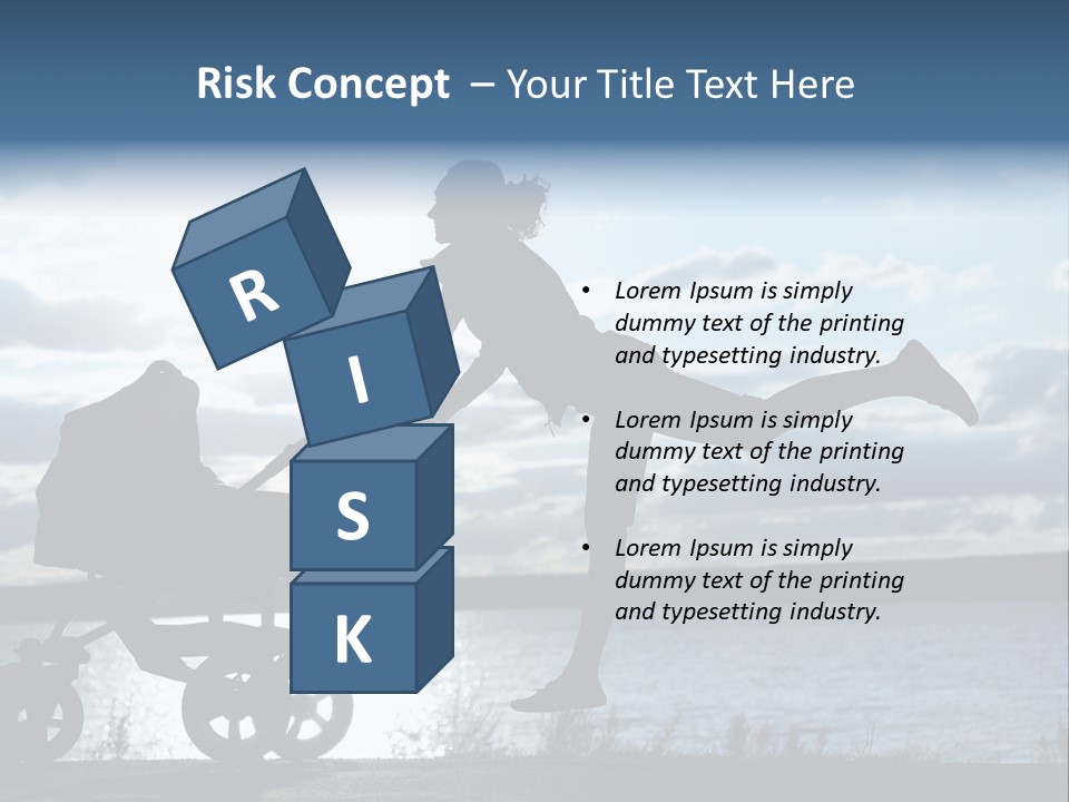 Figure Girl Family PowerPoint Template