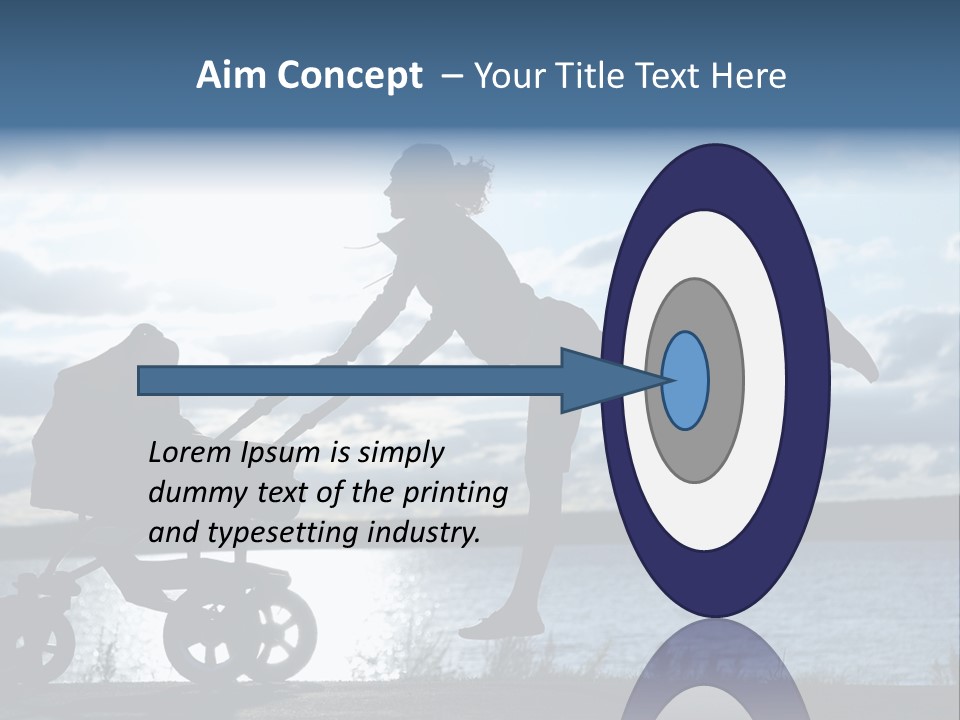 Figure Girl Family PowerPoint Template