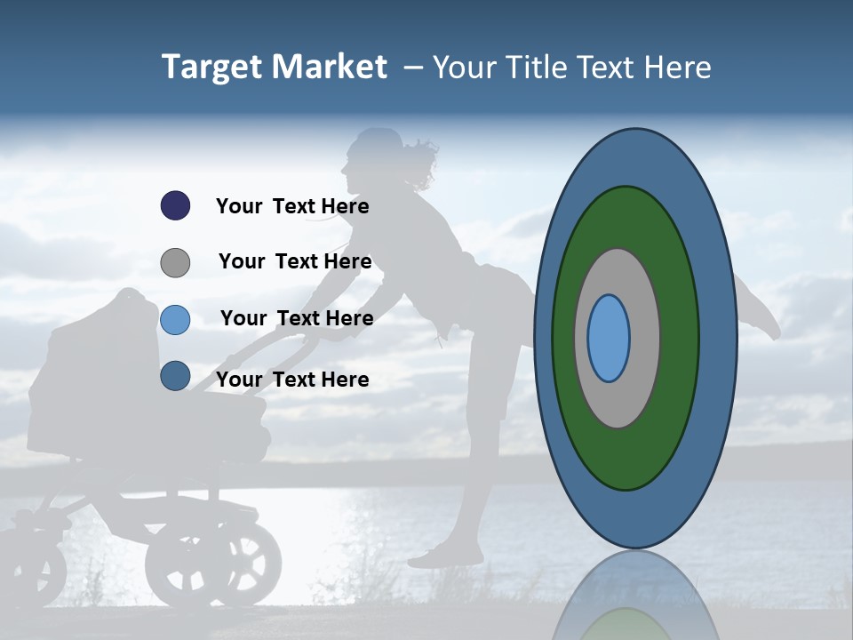 Figure Girl Family PowerPoint Template