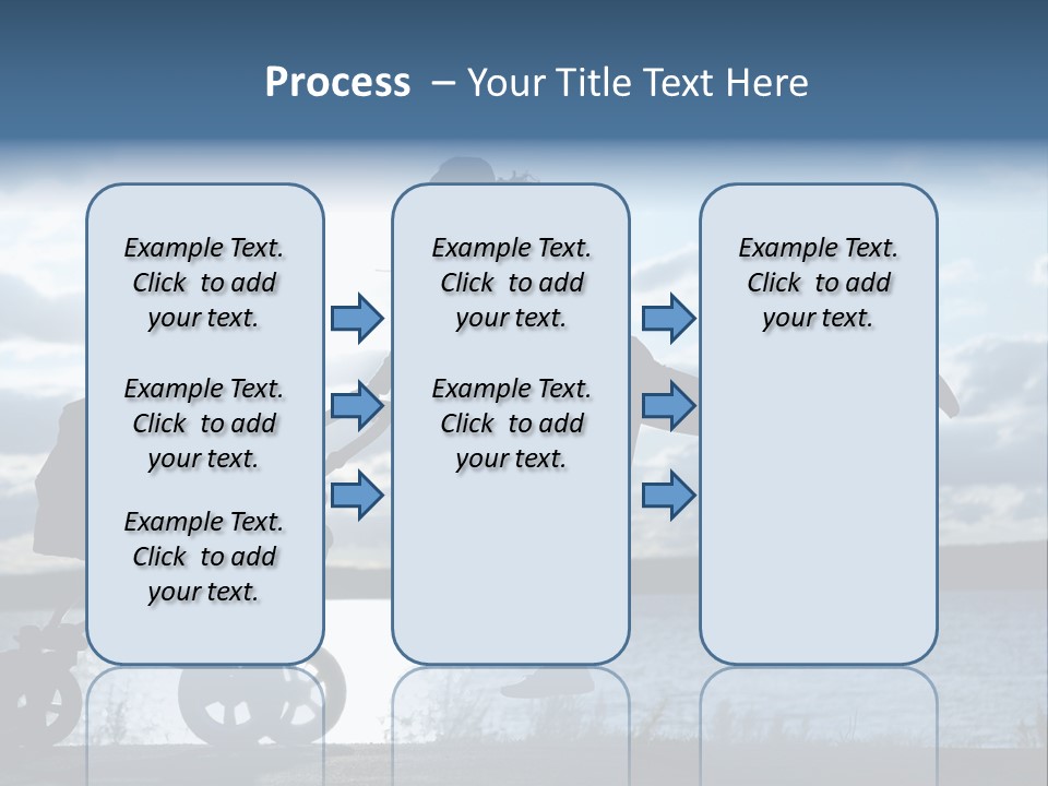 Figure Girl Family PowerPoint Template