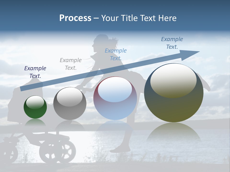 Figure Girl Family PowerPoint Template