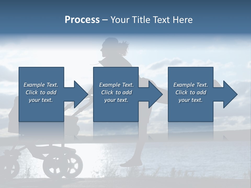 Figure Girl Family PowerPoint Template