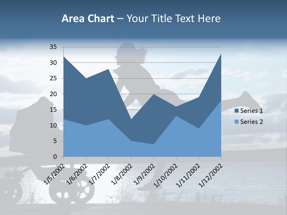 Figure Girl Family PowerPoint Template