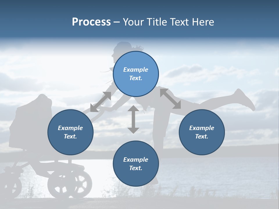 Figure Girl Family PowerPoint Template