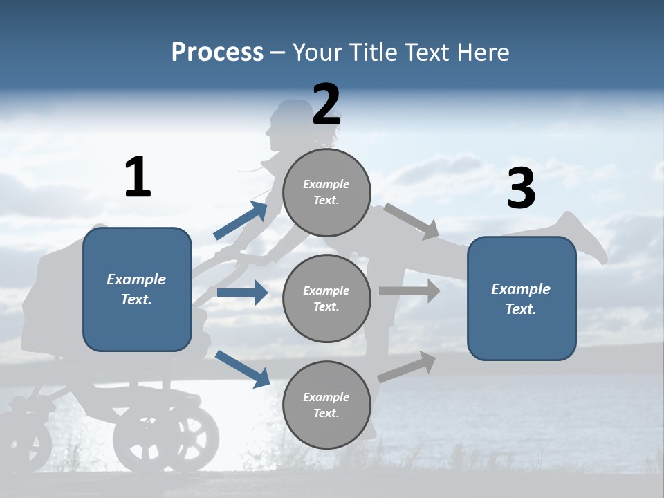 Figure Girl Family PowerPoint Template