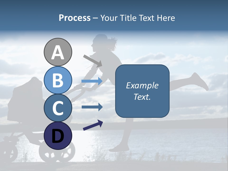 Figure Girl Family PowerPoint Template