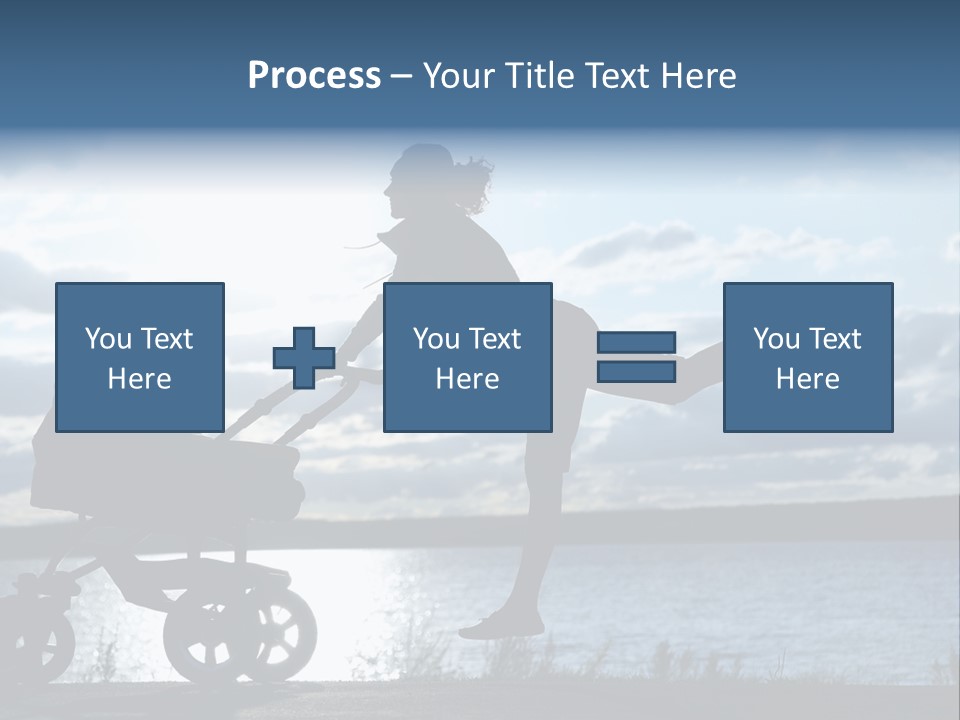 Figure Girl Family PowerPoint Template