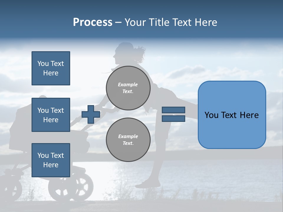 Figure Girl Family PowerPoint Template